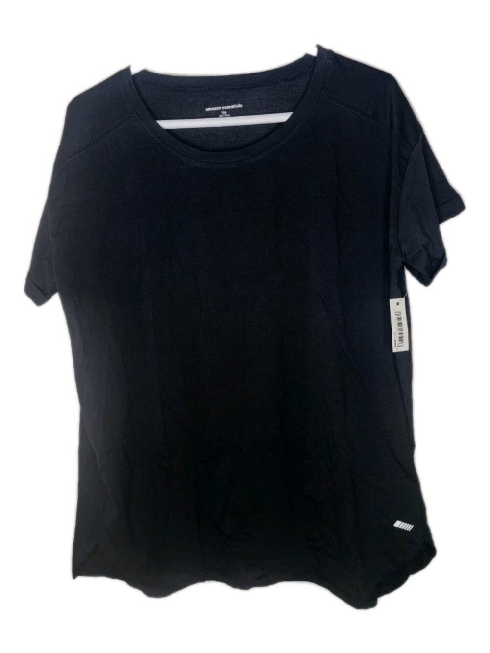 Amazon Essentials Women Black Active T-Shirt Large